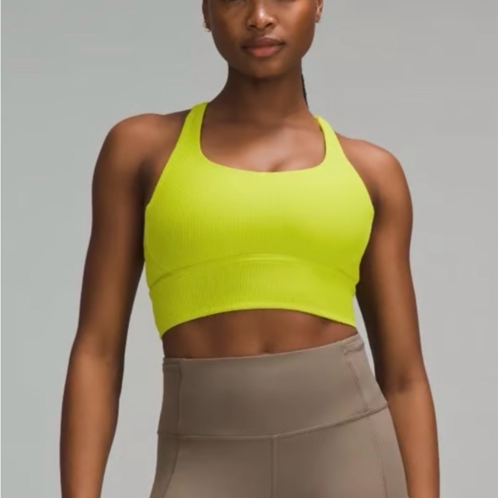 Lululemon Athletica Envital Sports Bra Size 8, B/C cup’ Lichen Lime